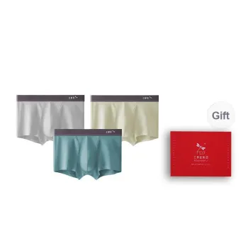 RED DRAGONFLY Cotton Panties Men's 3 Pack Gift Box Set
