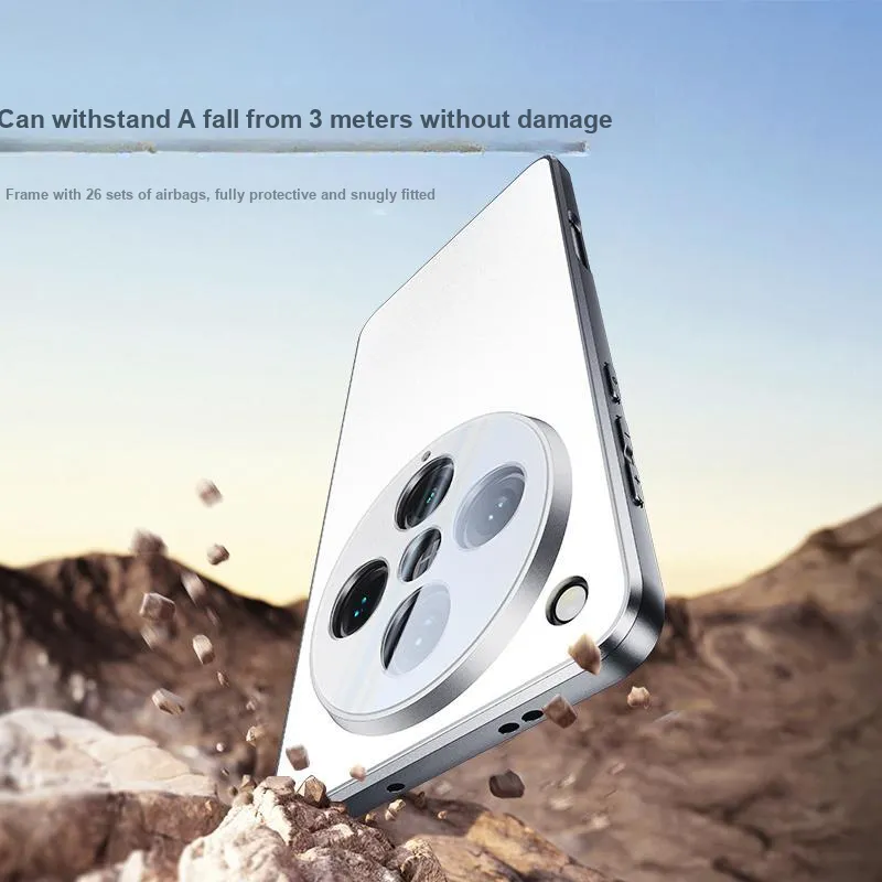 Andmo TPU Material Extra Thin Matte Lens Fully Enclosed Impact Resistant Phone Case Compatibility Oppofindx8/X80Pro-2