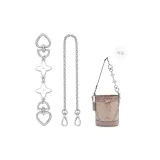 [Silver]Four-Leaf Clover Extender Chain 16cm+Decorative Chain