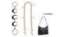 Black Moon Bright Extender Chain+Four-Leaf Clover Decorative Chain