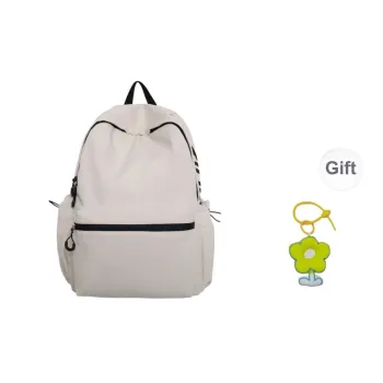 URBAN FOREST Nylon Backpack Unisex White/Black/Blue/Pink