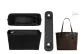 [Zippers Anti-Theft Two-Piece Set]Black Liner+Black Gold Shoulder Pads
