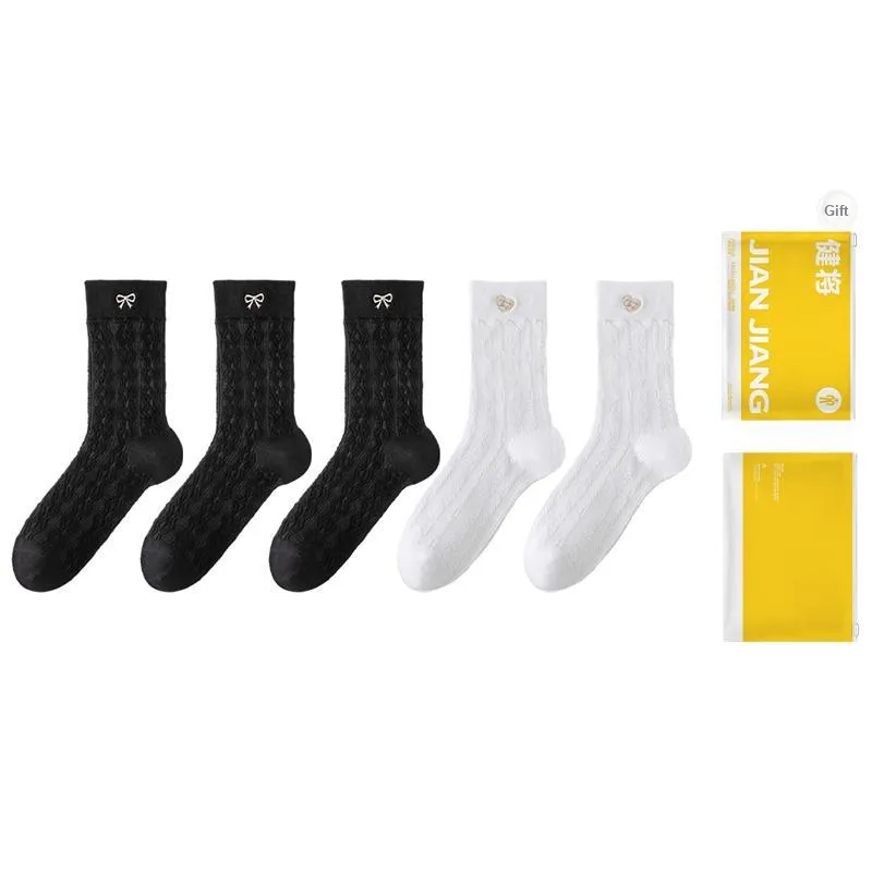 Master Mid Calf Socks Women's Shopping Bag Combo Set-10
