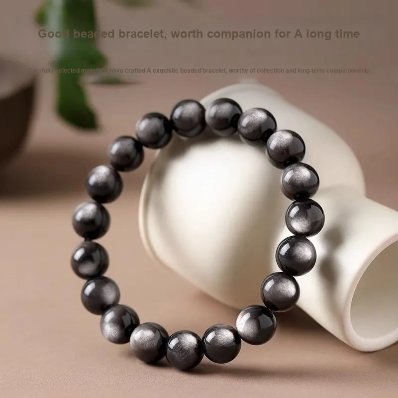 Lang Wind Obsidian Bracelets Unisex-4