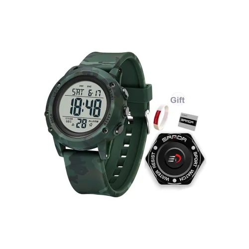 Sanda Electronic Механические часы Мужские часы Серый циферблат