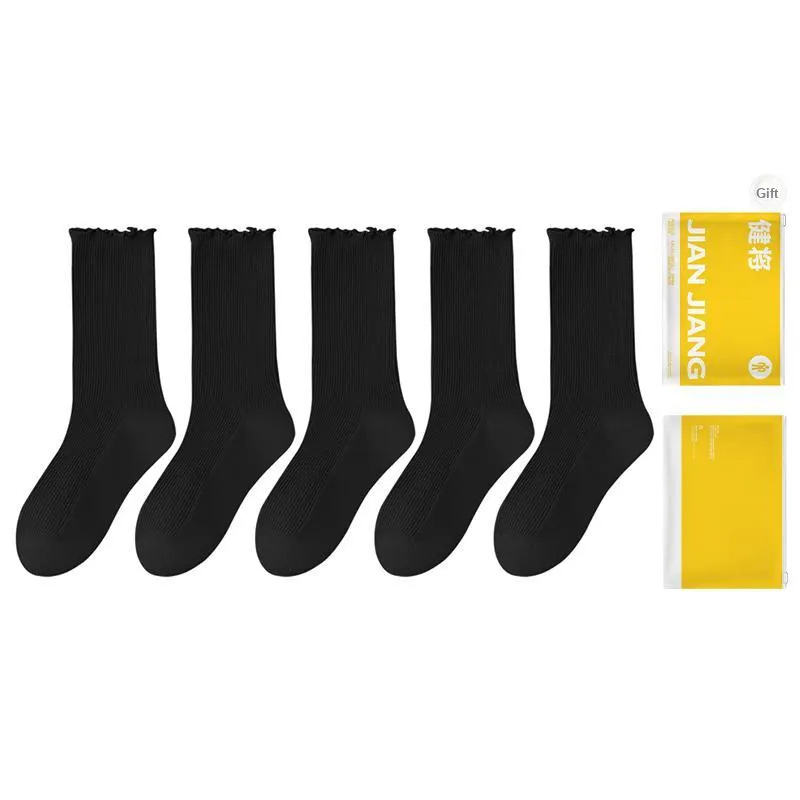 Master Mid Calf Socks Women's Shopping Bag 5 Pack-8