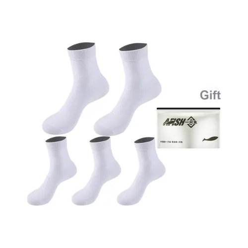 AFISH Носки Crew Мужские упаковка из 5 пар сумка для покупок