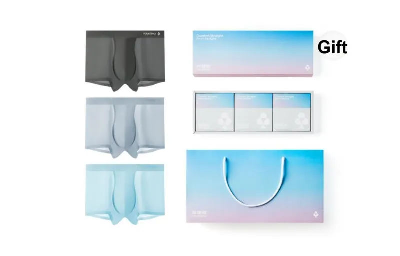 YOUKESHU Underwear Gift Box Men's 3 Pack-4