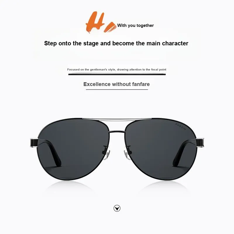 PARZIN Alloy Aviator Sunglasses Men's-7