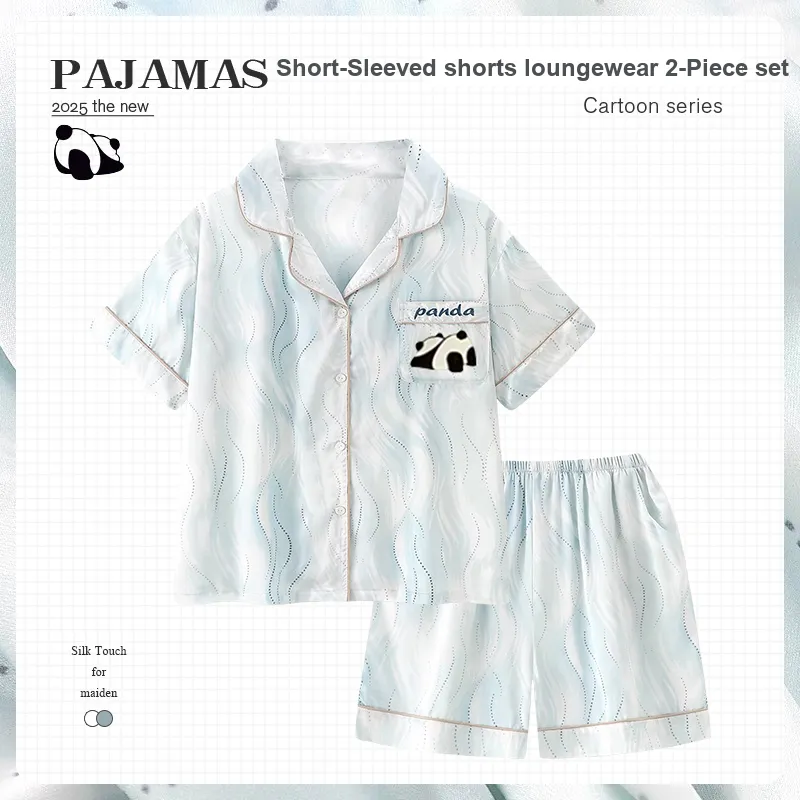 O'MESIK Pajama Set Women's Blue-1
