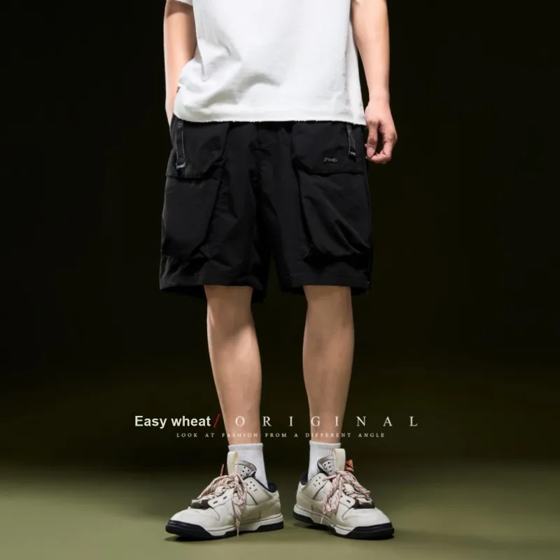 YIMAI Summer Cargo Shorts Men's-9