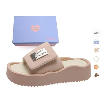 Xingdiman Quiet Abrasion Resistant Slide Slippers Women's Box
