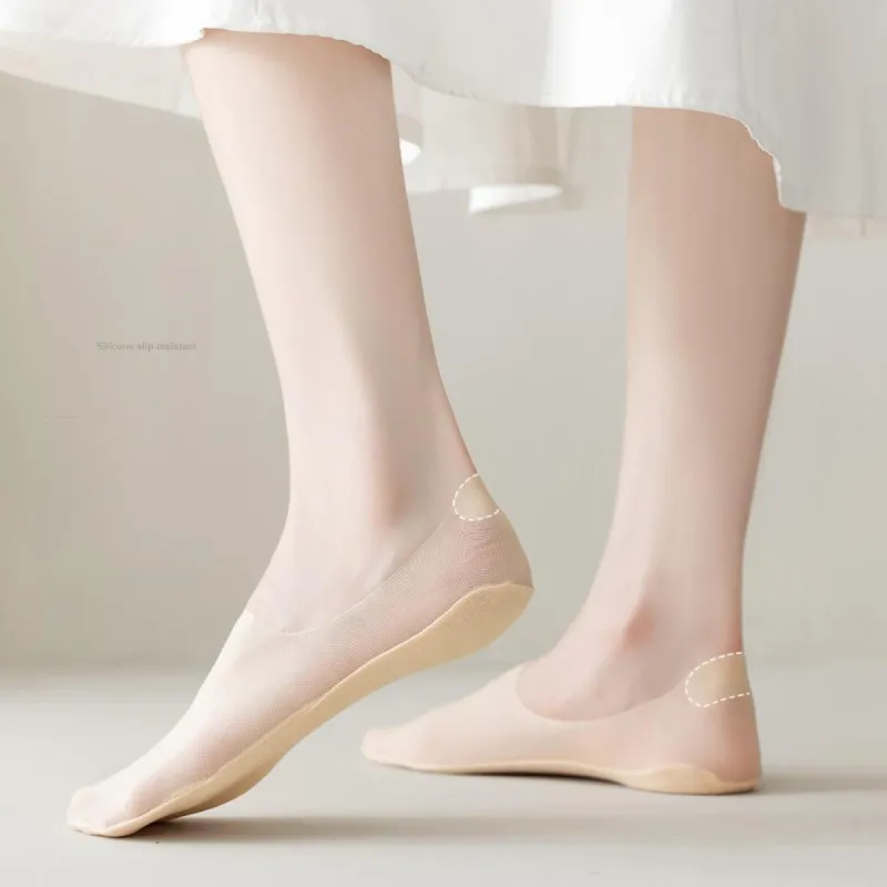 MIIOW No Show Socks Women's 5 Pack-3