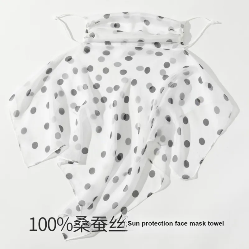 Shanghai Story 100% Mulberry Silk Sun Protection Masks Women's-15