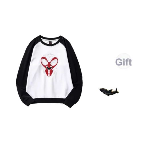 DABAISHA Толстовка Мужской Черный Белый