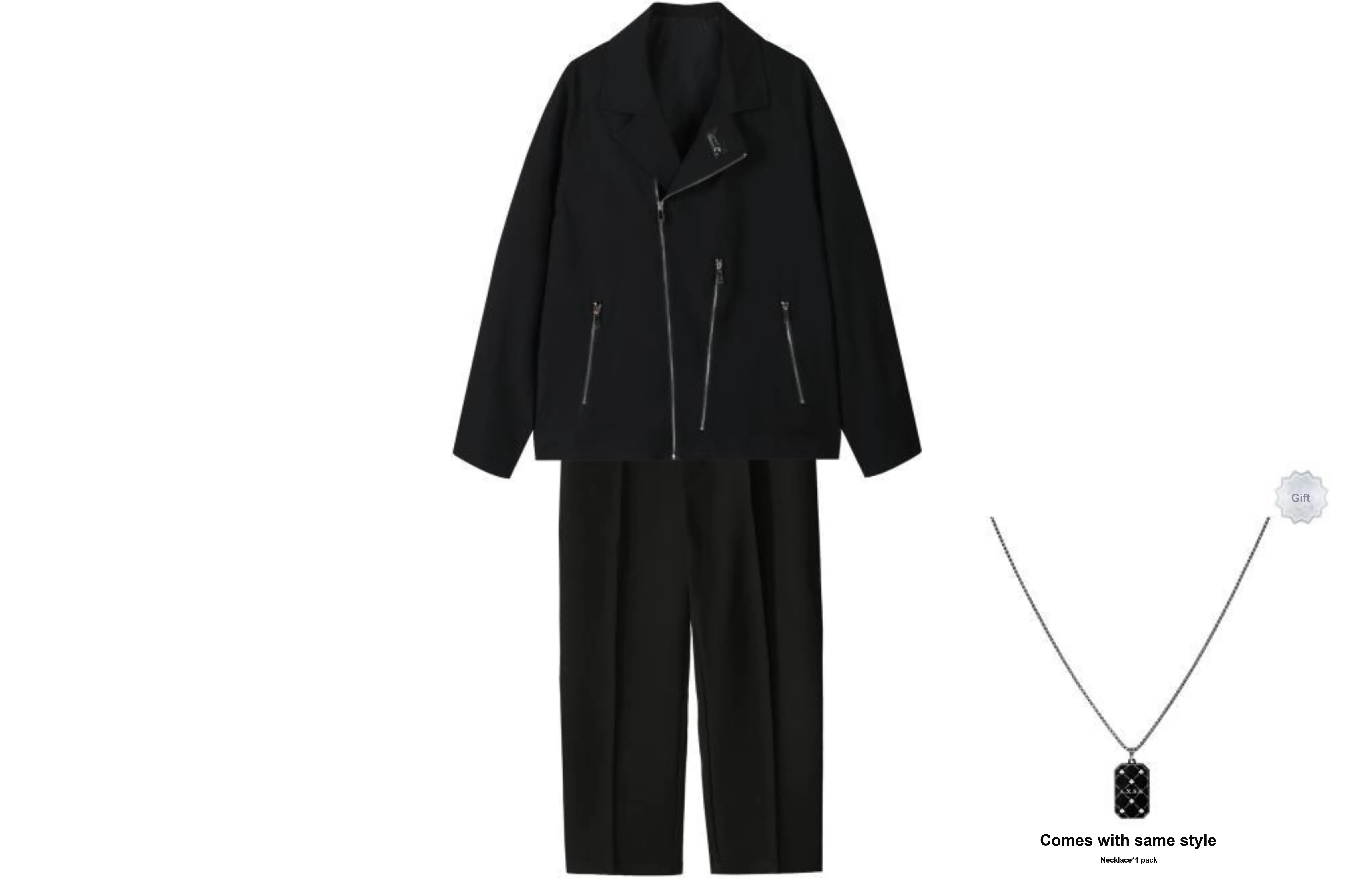A.X.S.K Business Suits Unisex Black