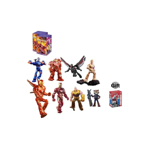 Bloks Marvel Hero Galaxy EDITION Vol.3 Infinite Legend Blind Box Single Blind Box Full Box 9 Pack