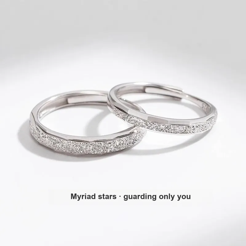 MGS Sterling Silver Rings Unisex-6