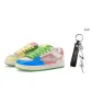 Mismatched Pink Green (Includes Keychain)