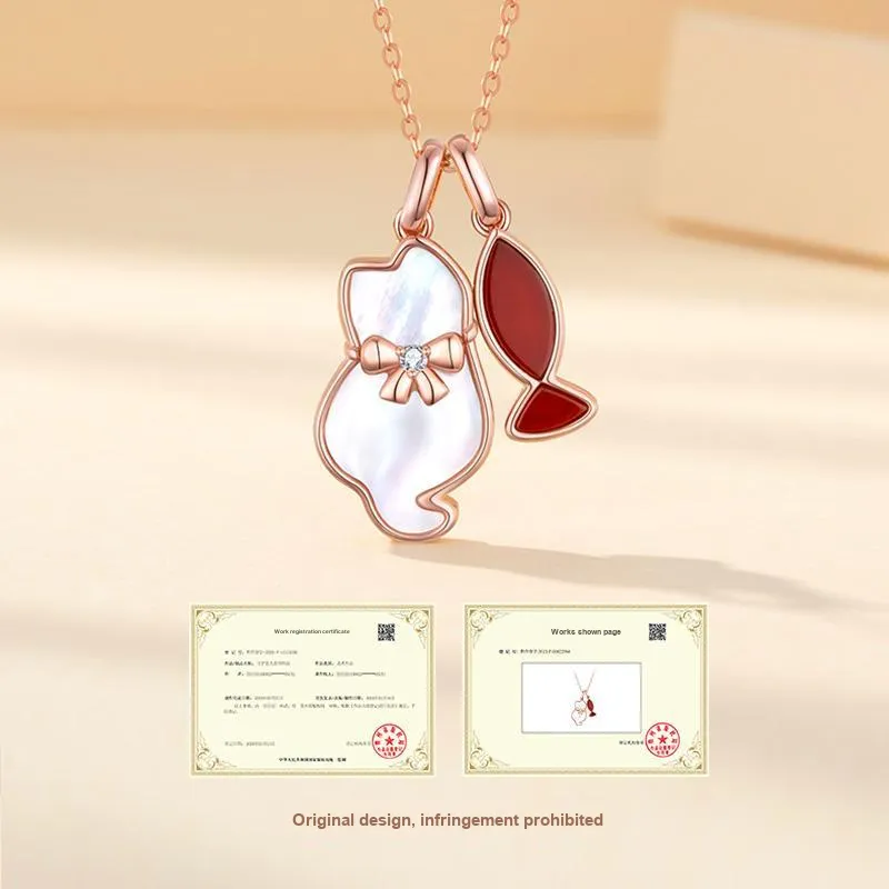 Schloney S925 Silver Necklaces Women's-5