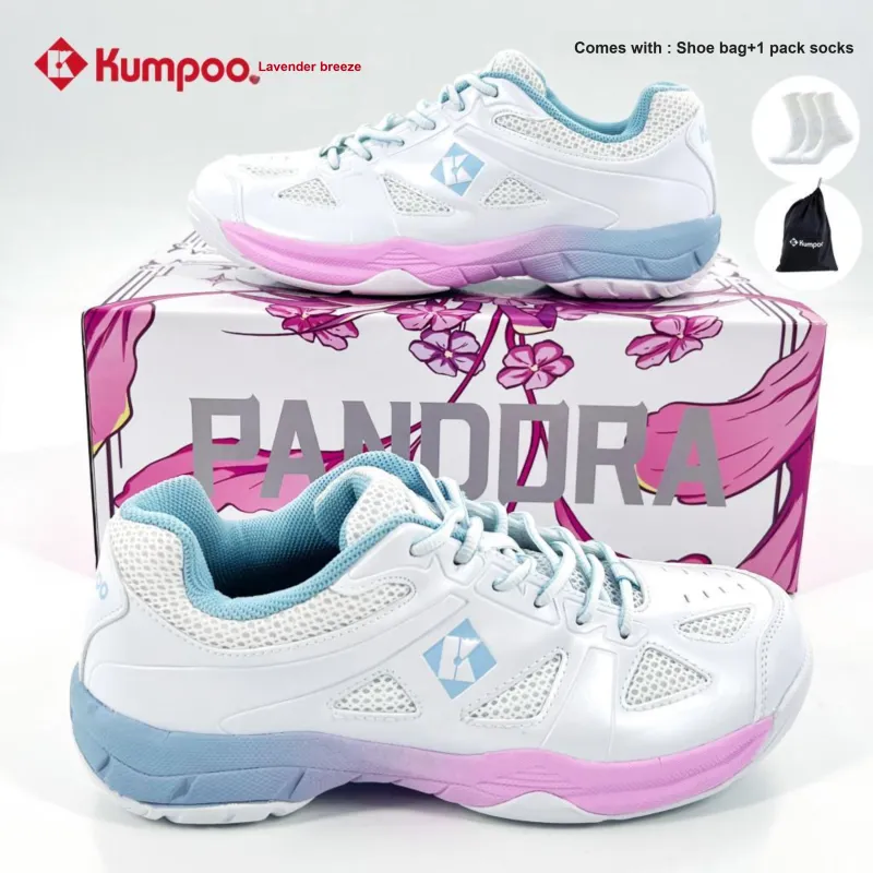 KUMPOO Pandora Cushioning Anti Slip And Wear Resistant Breathable Coverage Low Top Badminton Shoes Unisex Chameleon-7