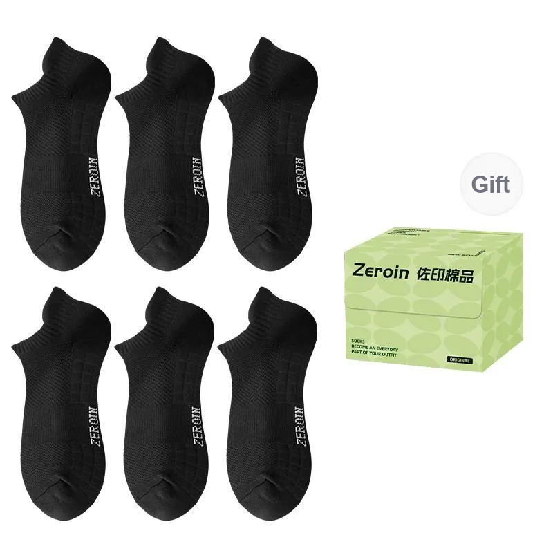 ZEROIN Ankle Socks Unisex Box 6 Pack-74