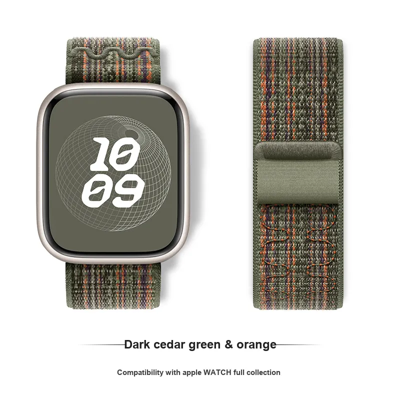 LOVINGCOOL Apple Compatibility Watch Band Nylon Material-17