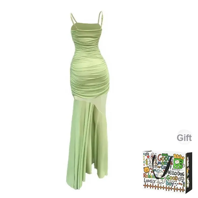 OURUOKE Slip Dresses Women's-1