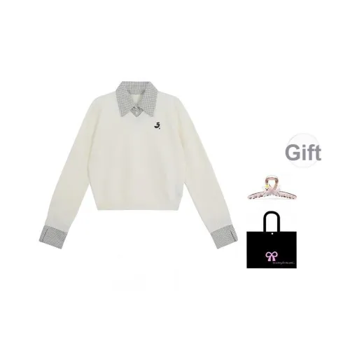 Aimilian Белый Женский Трикотаж