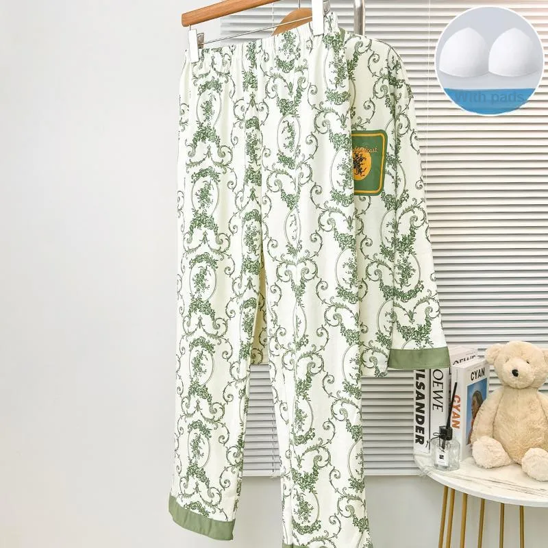 Sleeping Beauty Pajama Set Women's Green-5