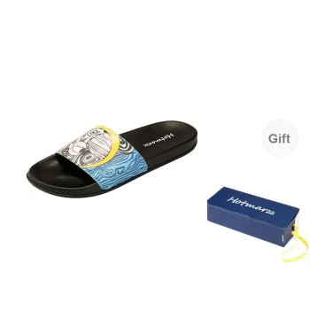 HOTMARZZ Slide Slippers Unisex Black/White