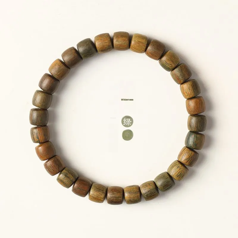 Yuxin Green Sandalwood Bracelets Unisex-2
