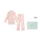 [Gift Box Set]Pink Coral Flower Pleuche Women's Matching Set