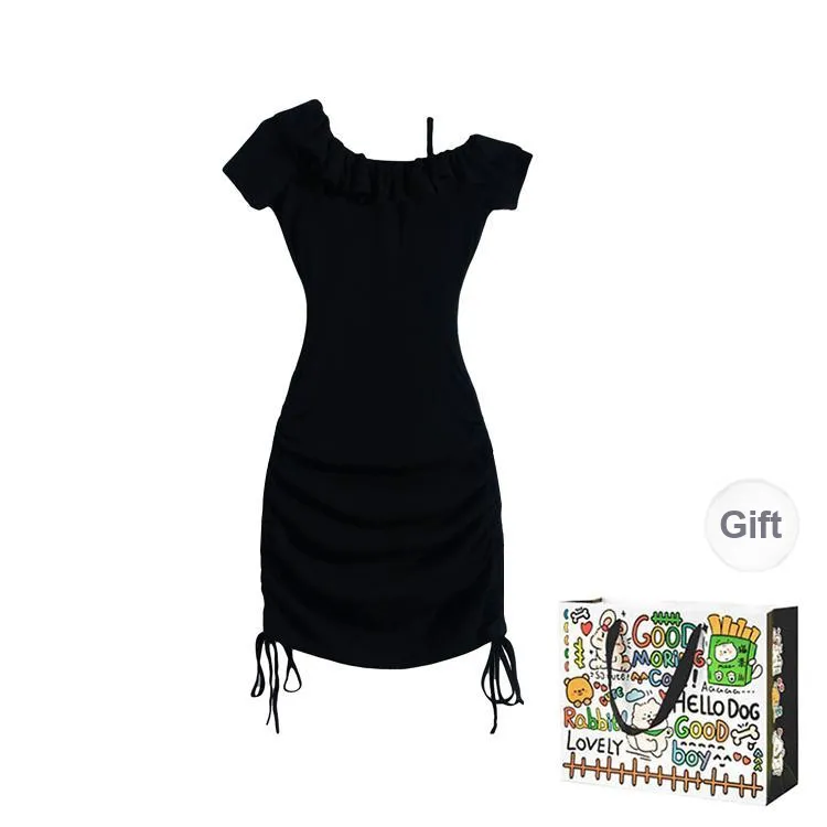 OURUOKE Short Sleeved Dress Women's-5