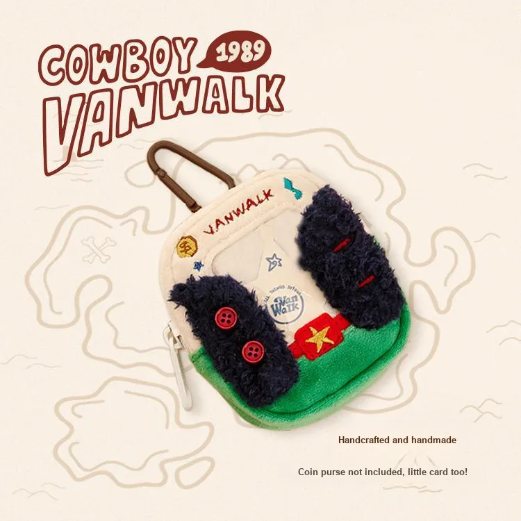 VANWALK Polyester Coin Purse Mini Unisex Multicolor-6