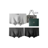 3-Pack Box Included (Light Heather Gray+Black+Iron Gray) 100% cotton Breathable/3A Antibacterial