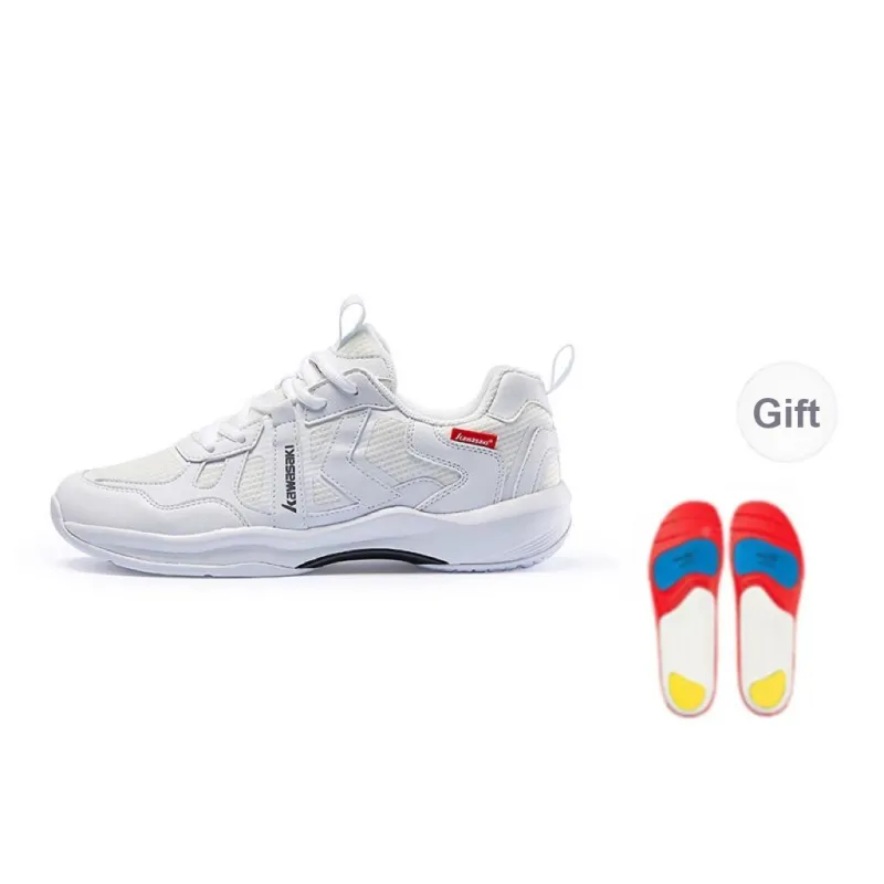 Kawasaki Glory Series Cushioning Lightweight Low-Top Badminton Shoes Unisex River Stone Gray-0