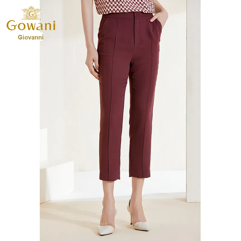 QIAOWANNI 2021 Summer Suit Trouser Women's-3