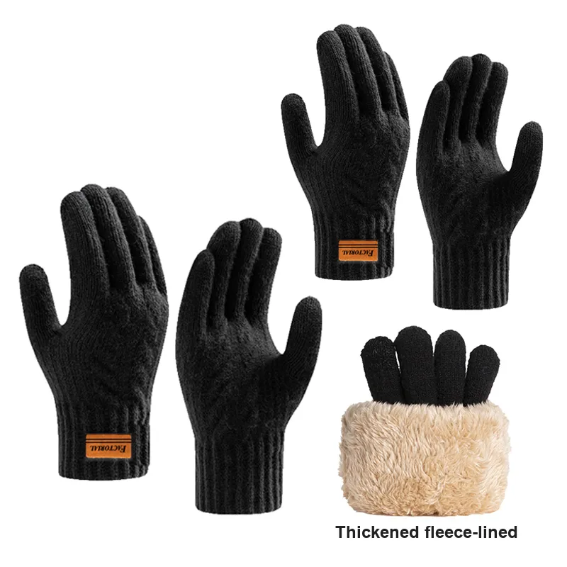 FACTORIAL Plush Knit Gloves Unisex-13