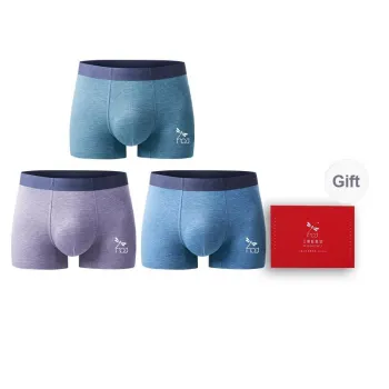 RED DRAGONFLY 50S Modal Underpants Men's 3 Piece Gift Box Set