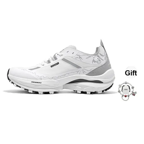 RIPSTAR Cushioning Coverage Impact-Resistant Rebound Low-Top Full Carbon Board Running Shoes Unisex Glacier