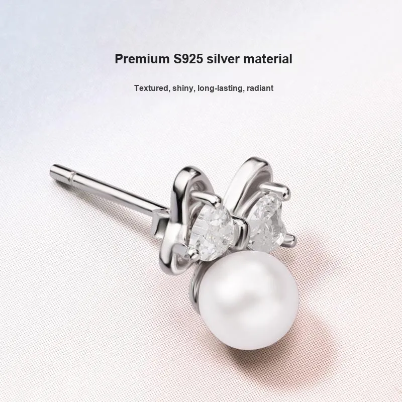 Disney Minnie Collection Mickey Collection S925 Silver Earrings Women's Silver-3