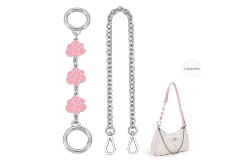 Lan Bao Fan Metal Alloy Bag Strap Women's Multicolor-5