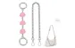 Pink Camellia+Decorative Chain
