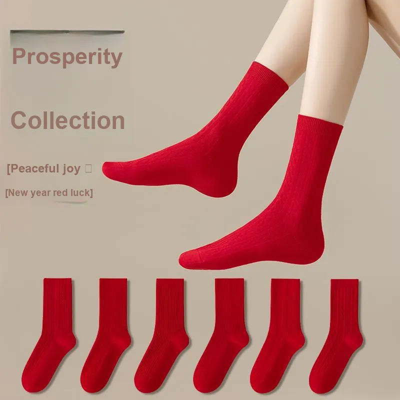MIIOW Honmei Honmei Series Mid Calf Socks Unisex 3 Pack-1