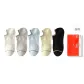 5 Pack (Black+White+Sky Gray+Aqua Blue+Light Green)