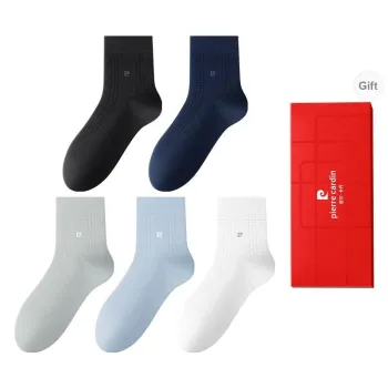 PIERRE CARDIN Mid Calf Socks Men's 5 Double Box
