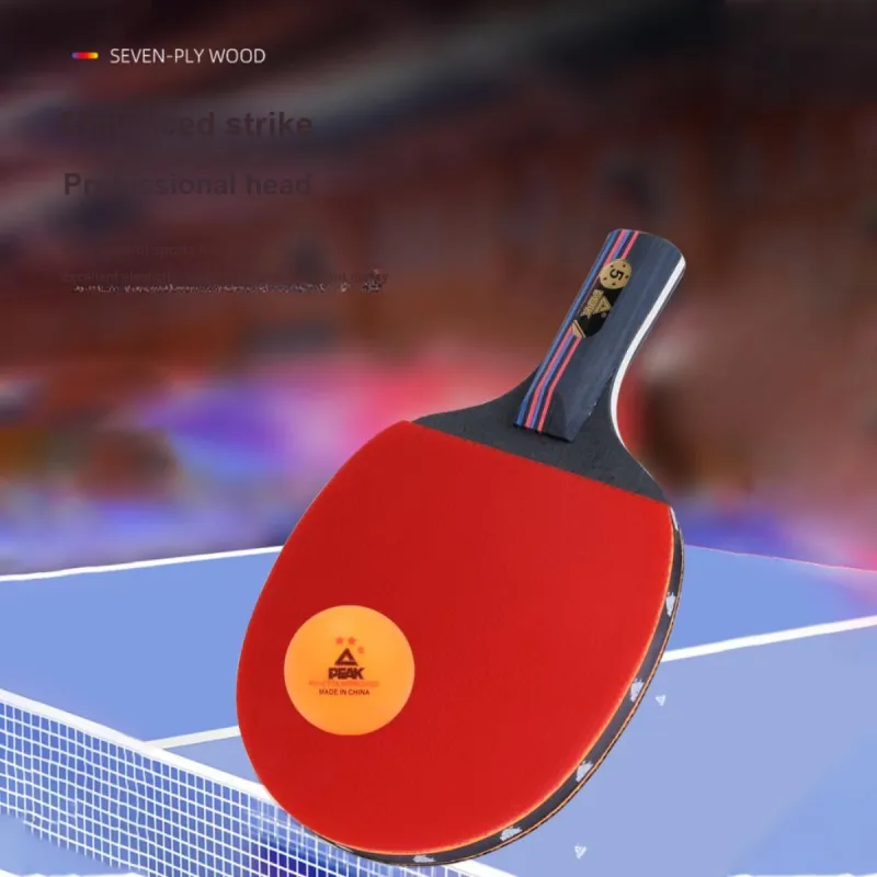PEAK Ping Pong Paddles Unisex Poplar Black Red-6
