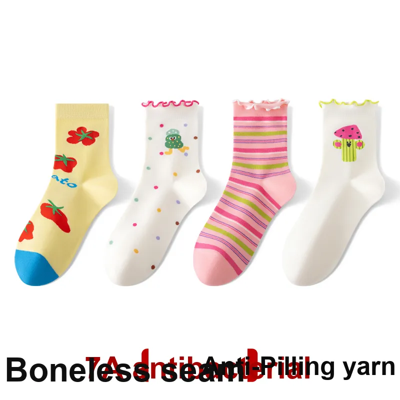 Caramella Mid-Calf Socks Women's 4 Pack-1