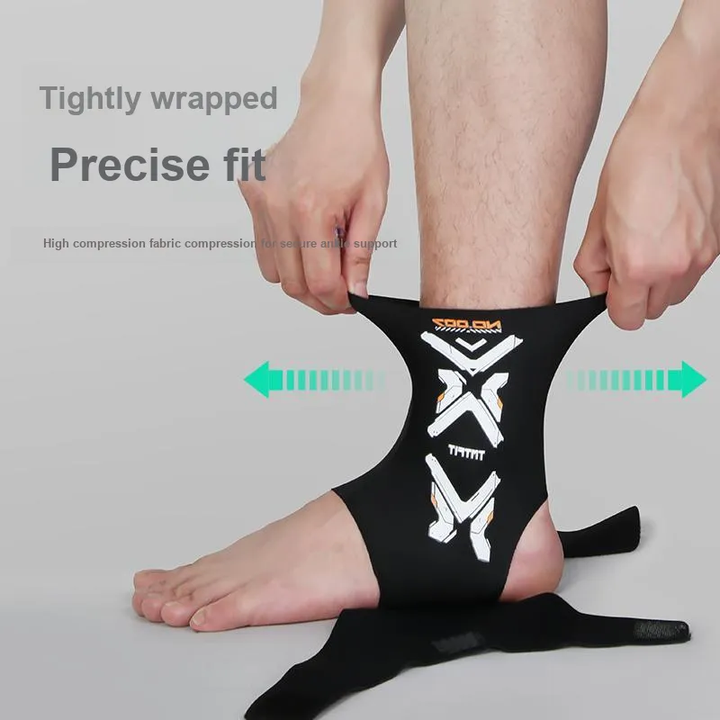 TMT Ankle Braces Soccer Basketball Running Cycling Unisex Neoprene Polyamide Elastane-3